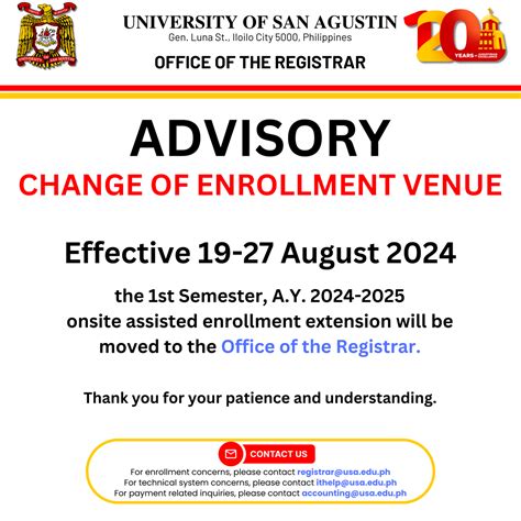 EXAM ADVISORY: Change of venue for filing of applications for the June.